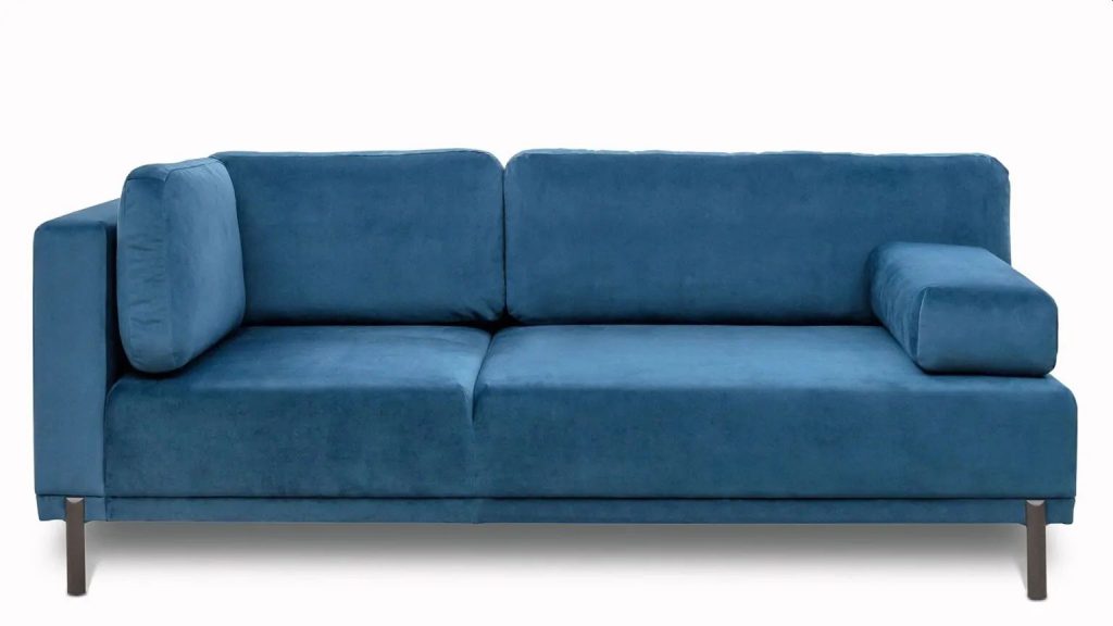 welurowa sofa